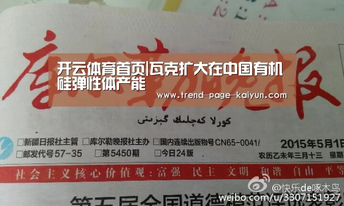开云体育首页|瓦克扩大在中国有机硅弹性体