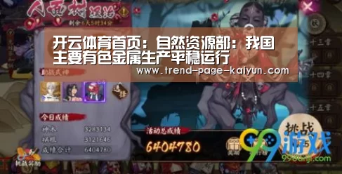 开云体育首页:自然资源部:我国主要有色金属生产平稳运行(图4) KAIYUN入口